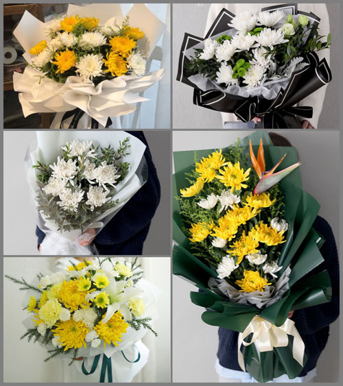 广东梅州市五华县郭田镇横塘村白事花束代送